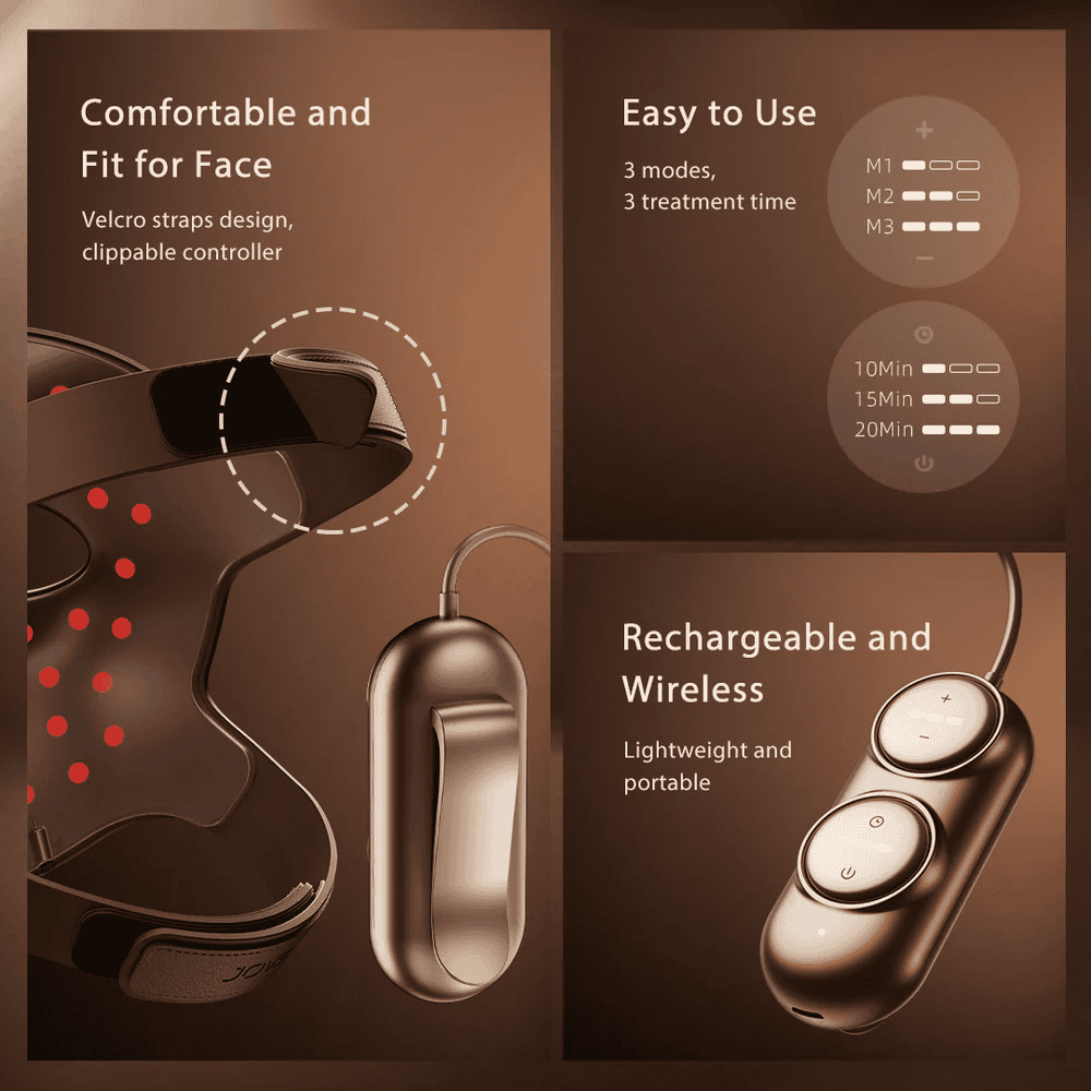 JOVS FPT 4D Laser Light Therapy Mask 聚能光深層淡紋面罩