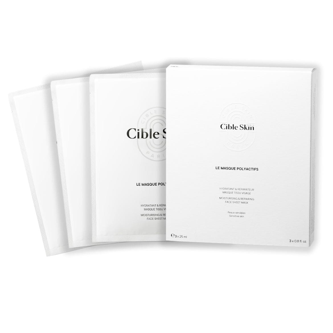 Cible Skin 保濕修復全效面膜 6片裝