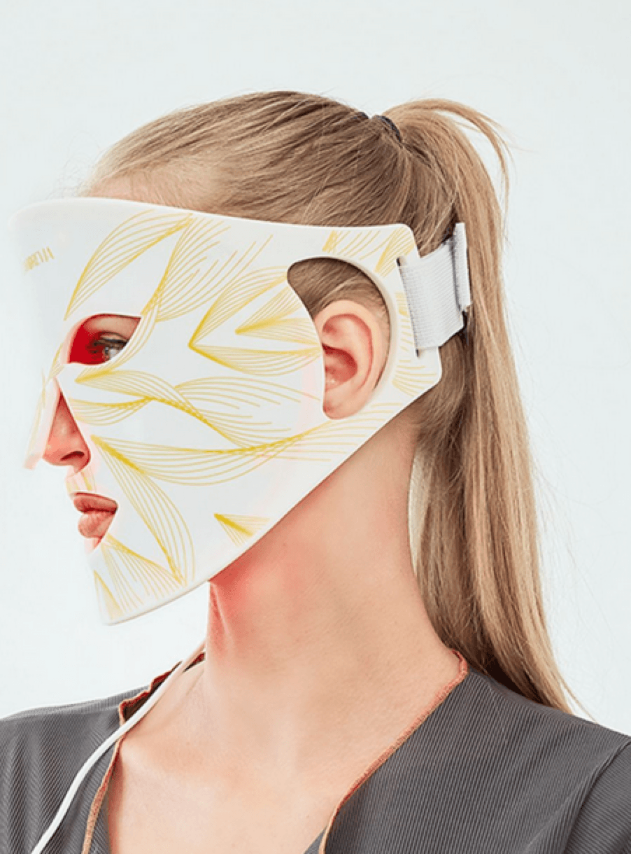 LAMOREVIA Silicon 180 LED Beauty Face Mask 祛痘印紅光面罩美容儀 光子嫩膚 淨白緊緻 光學美容儀