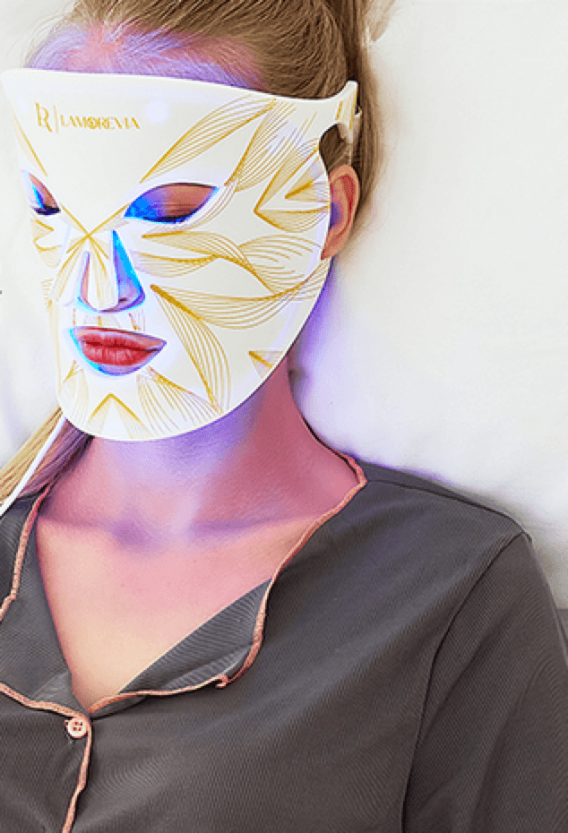 LAMOREVIA Silicon 180 LED Beauty Face Mask 祛痘印紅光面罩美容儀 光子嫩膚 淨白緊緻 光學美容儀