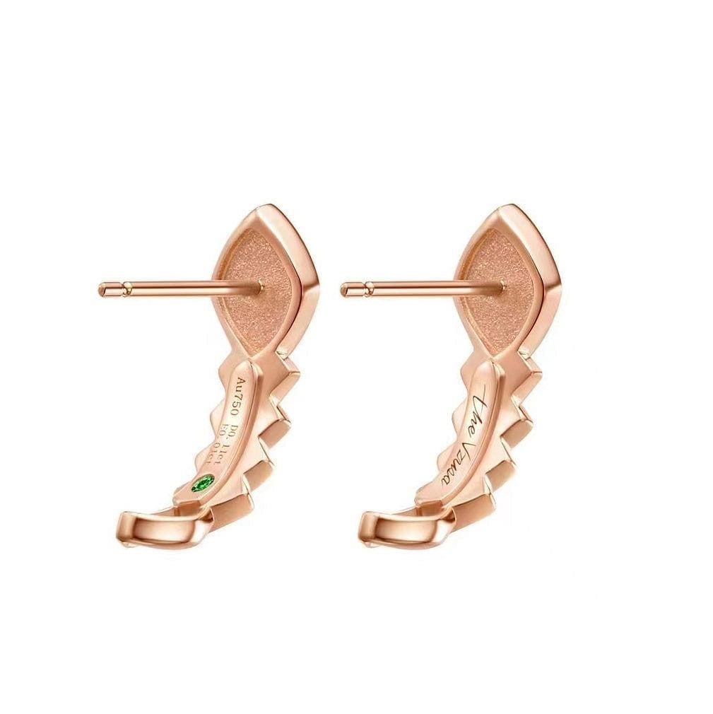 The Vzusa 美杜莎 瑟爾本特系列 18K金鑽石耳釘耳飾