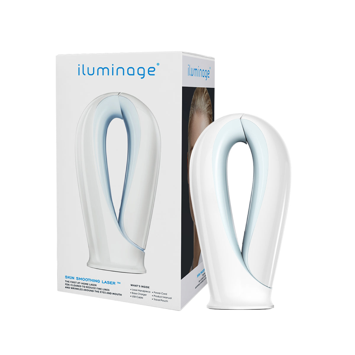 唯一官方授權香港總代｜ iluminage FACE LASER Smoothing Light NEW 新2代 平滑肌膚激光儀 耳光機 防偽技術NFC驗真