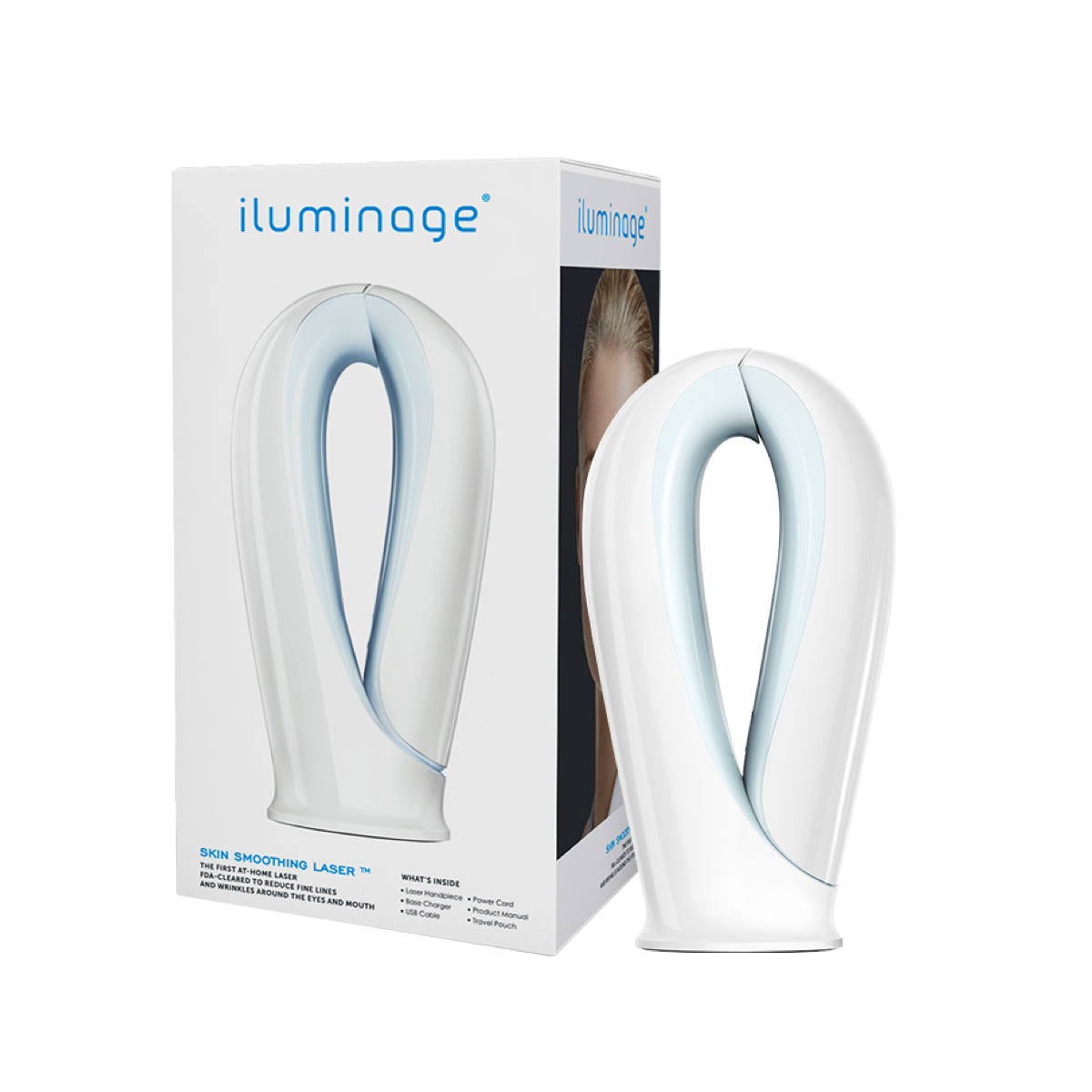 唯一官方授權香港總代| iluminage FACE LASER Smoothing Light NEW 新2代 平滑肌膚激光儀 耳光機 防偽技術NFC驗真