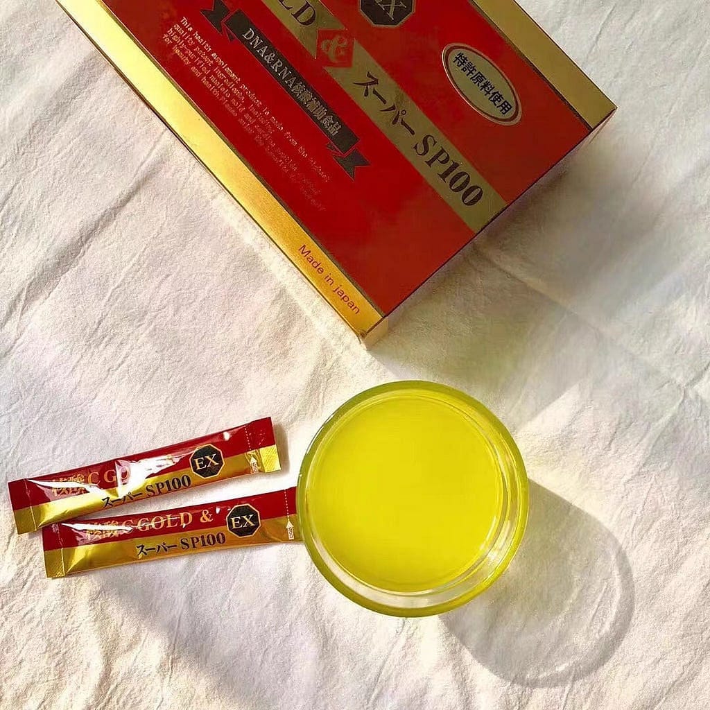 新加強版EX核酸C粉末 日鮭魚精華 多肽抗衰 白肌酸HGH 生長素 緊緻收縮毛孔抑斑 VC維生素C 通透氣色抗衰 60包