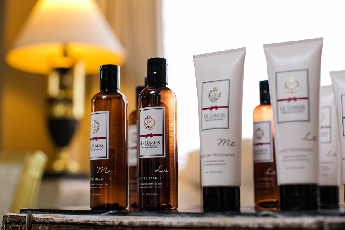 Le Lumiss 日本美容院洗髮護髮套盒裝 高級沙龍五件套盒 贈宙斯專利防脫生髮梳(價值$880)