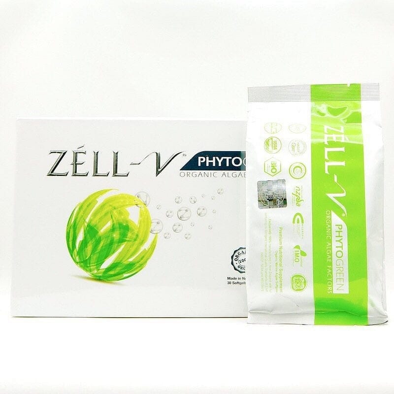 ZELL-V Phytogreen 藍綠藻細胞因子 淡斑美白 清肺抗衰老 30粒