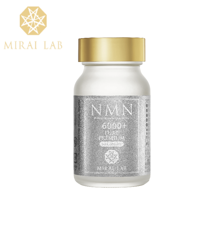 MIRAI LAB 新興和 PURE PREMIUM 6000+ 煙酰胺單核苷酸補充NAD高純度 逆齡美肌丸長壽基因緊實肌膚恢復睡眠 膠囊60粒