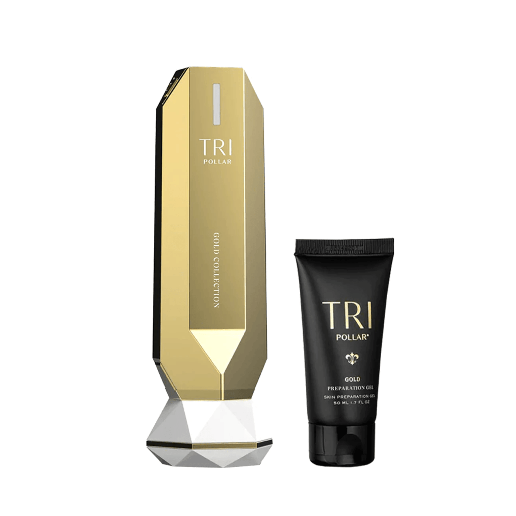 【大回贈禮包】TRIPOLLAR STOP Vx GOLD 2 金鑽提拉緊緻家用臉部童顏儀 射頻時光美容儀 香港行貨 標準套裝(一機一枝啫喱)