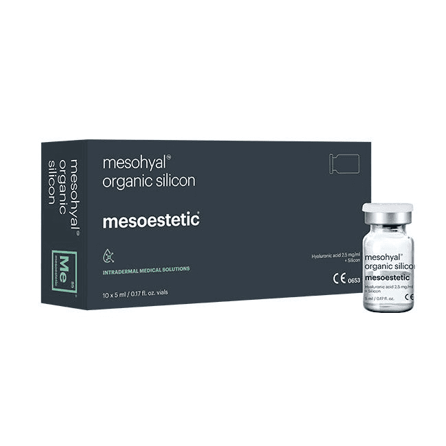 mesoestetic 美斯蒂克 有機矽硅烷醇緊緻精華 高效修復抗皺滲透安瓶 mesohyal organic silicon 10 x 5 ml