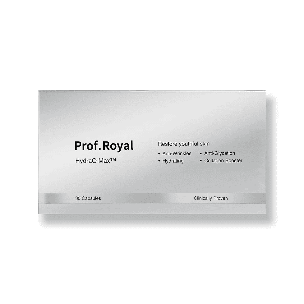 新加坡 Prof Royal HydraQ Max™ 銀色水光珍膠囊 抗糖丸口服玻尿酸膠原蛋白 30粒