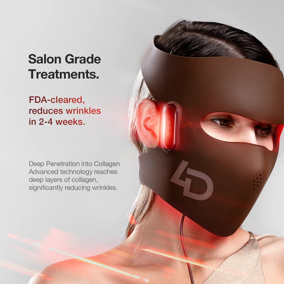 JOVS FPT 4D Laser Light Therapy Mask 聚能光深層淡紋面罩