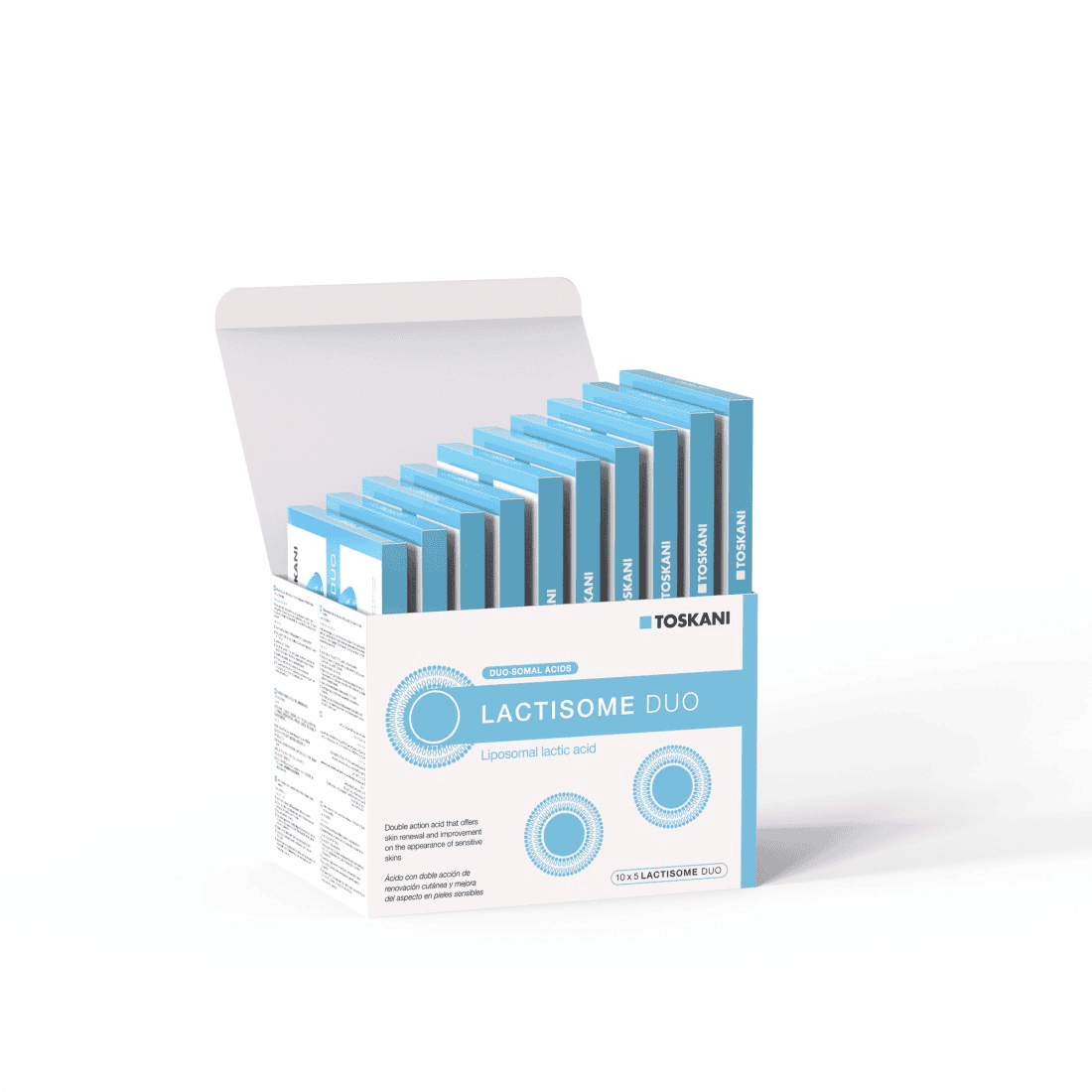 TOSKANI Lactisome Duo 彩虹微脂囊乳酸 50x1ml