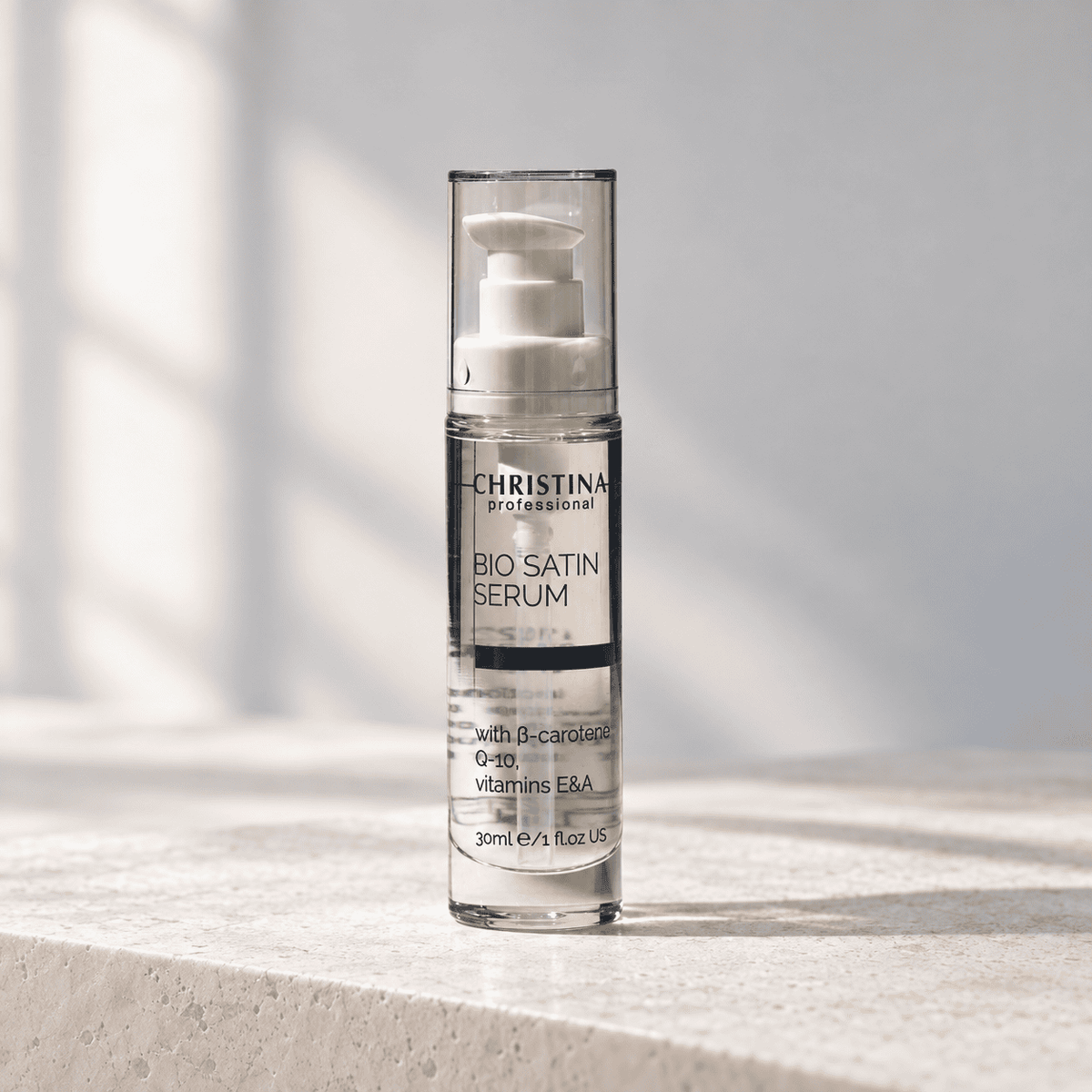 Christina Bio Satin Serum 30ml 奶白石材場景產品圖