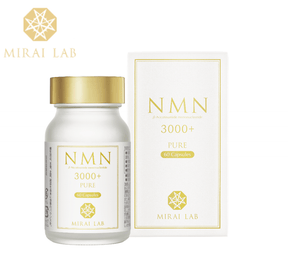MIRAI LAB 新興和 PURE 3000+ 煙酰胺單核苷酸補充NAD高純度 逆齡美肌丸長壽基因緊實肌膚恢復睡眠 膠囊60粒